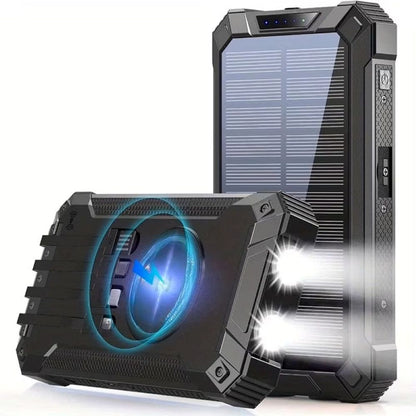 Solar Charger Power Bank ☀️🔋 Sun Power On-The-Go
