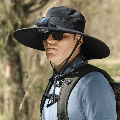 🎁Summer Hot Sale-50% Off🌞2026 New Ultralight Solar Fan Sun Hat – Lighter Than a Baseball!⚾(Only 11oz)