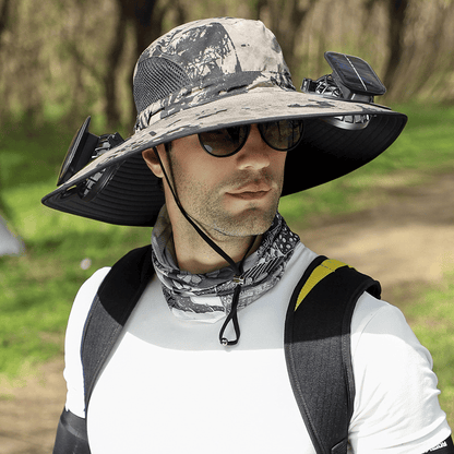 🎁Summer Hot Sale-50% Off🌞2026 New Ultralight Solar Fan Sun Hat – Lighter Than a Baseball!⚾(Only 11oz)