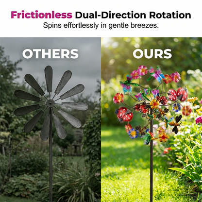 🌸Spring Sale 40% OFF🌬️🎡 Solar-Powered Wind Spinner for Garden