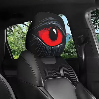 ⏳Limited-time 50% off⏰Spooky Red Eye Car Headrest Cover👁️‍🗨️🚗