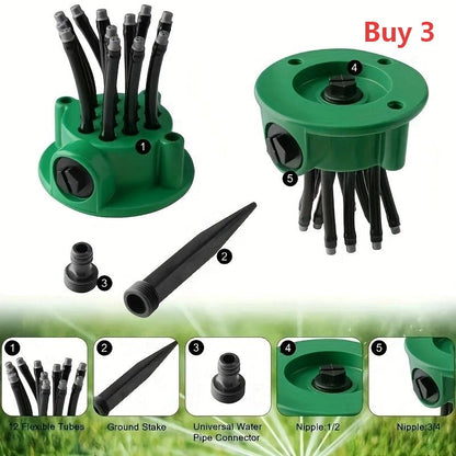 ⏳360° Rotating Lawn Sprinkler--Not just for the lawn: perfect summer fun for your kids! ☀️🏃‍♂️