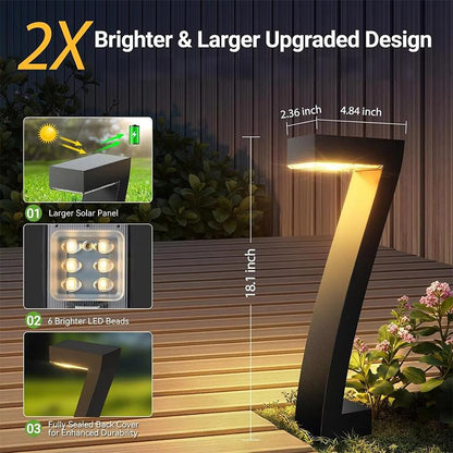⏳Limited-time 50% off⏰Creative Waterproof Solar Pathway Lights🏡💡✈ FREE UK DELIVERY🚀